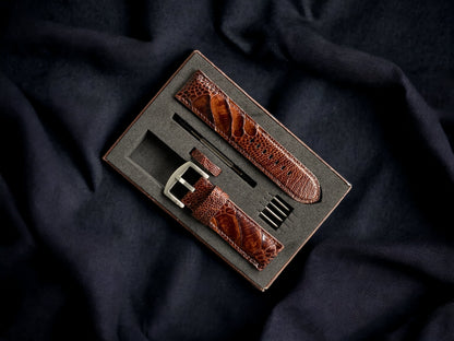 Panerai Brown Ostrich Leg Watch Straps