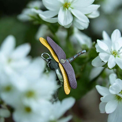Keychain Dragonfly Leather