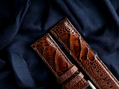 Panerai Brown Ostrich Leg Watch Straps