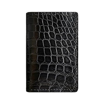Black Alligator Bifold Card Holder