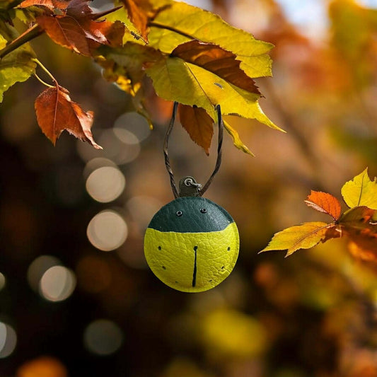 Keychain Beetle Creature Leather Charm