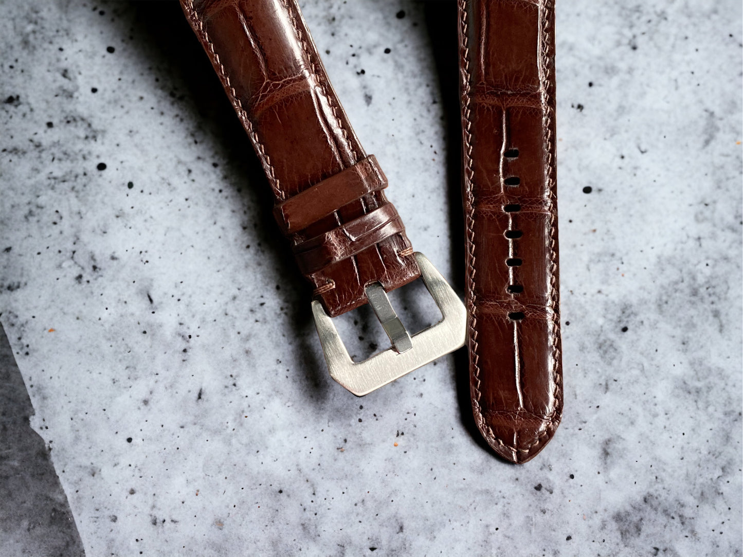 Panerai Brown Alligator Watch Straps
