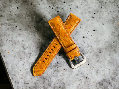 Panerai Gold Ostrich Leg Watch Straps