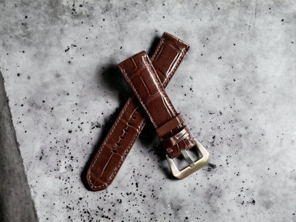 Panerai Brown Alligator Watch Straps