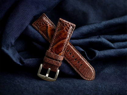 Panerai Brown Ostrich Leg Watch Straps