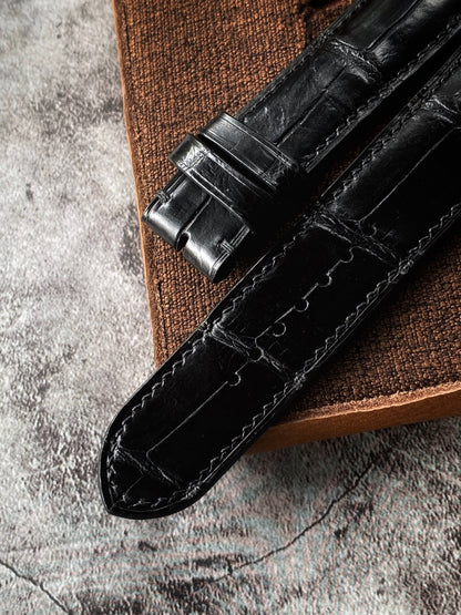 Black Alligator Watch Straps