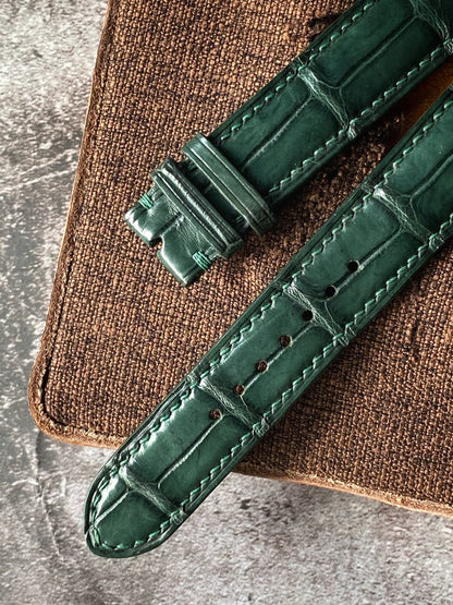 Green Alligator Watch Straps