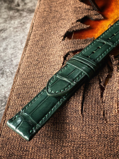 Green Alligator Watch Straps