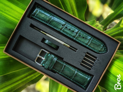 Green Alligator Watch Straps