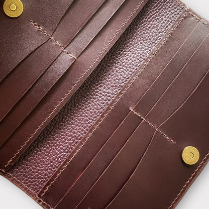 Custom Hand-Carved Eagle Long Wallet