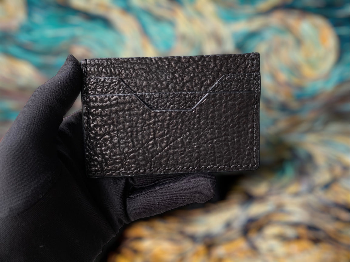 Custom Black Shark Card Holder