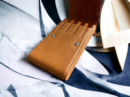 Light Brown Cowhide Pen Case