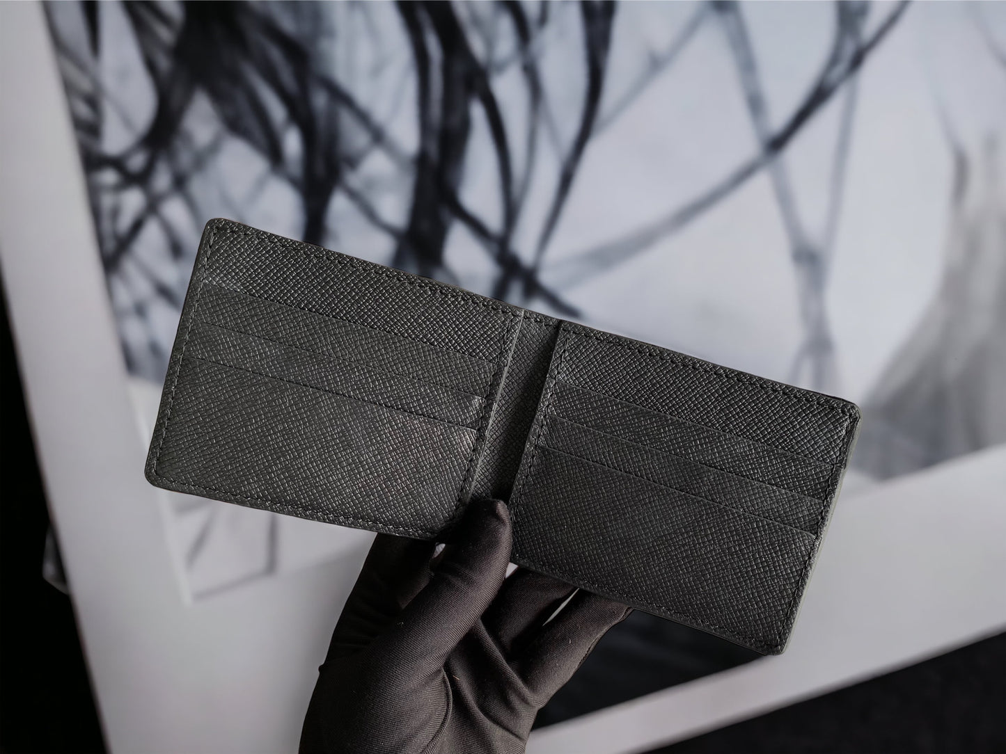 Custom Cowhide Leather Men Wallet