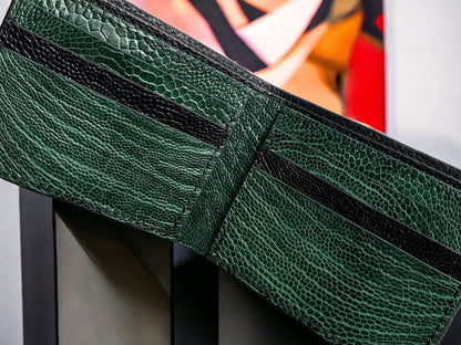 Custom Black Shark Skin & Alligator Men Wallet