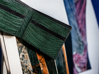 Custom Black Shark Skin & Alligator Men Wallet