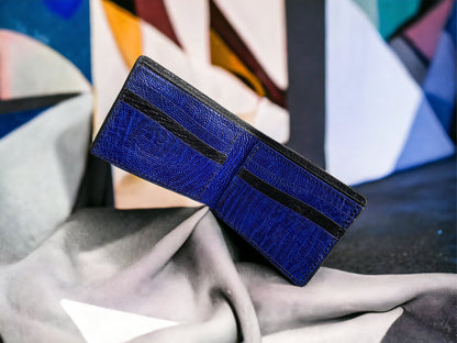 Custom Black Shark Skin & Alligator Men Wallet