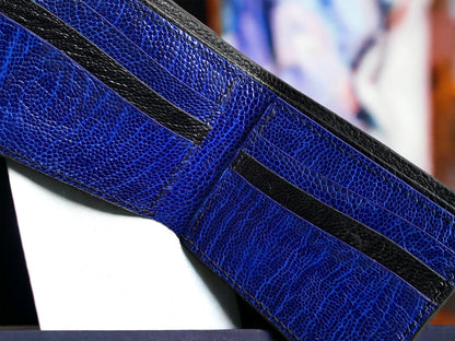 Custom Black Shark Skin & Alligator Men Wallet