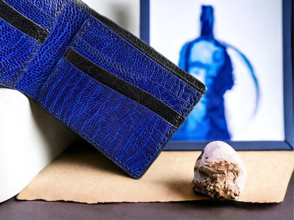 Custom Black Shark Skin & Alligator Men Wallet