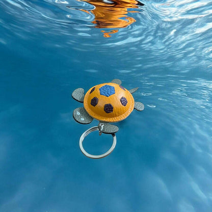 Keychain Sea Turtle Leather
